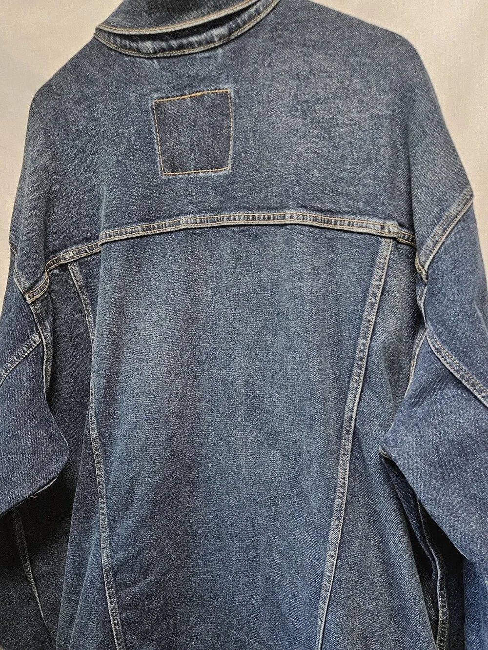 Levis Men's Dark Blue Denim Trucker Jacket - Classic Jean Jacket sz 4XL